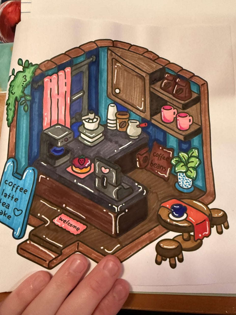 Little Corner: Coloring Book for Adults and Teens, Super Cute Designs of Cozy, Hygge Spaces for Relaxation (Cozy Spaces Coloring)