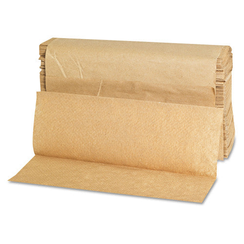 GEN® Multifold Paper Towels, 1-Ply, Brown, 4000 Towels/Carton (GEN1508)
