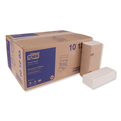 Tork® Multifold Paper Towels, 2-Ply, White, 3,024 Towels/Carton (101293)
