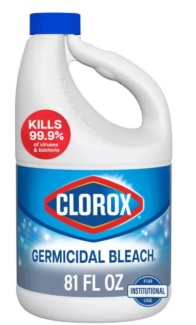 Clorox  Concentrated Germicidal Disinfecting Bleach Cleaner, 81 oz.