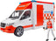 Bruder 02676 MB Sprinter Ambulance with Driver and Light + Sound Module