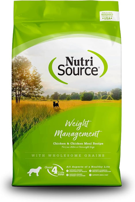 Nutrisource Weight Management Dry Dog Food 5 Pounds