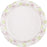 Glad Disposable Paper Plates for All Occasions - Round Soak Proof, Cut Proof, Microwaveable Heavy Duty Disposable Plates - Bulk Paper Plates, Pink Flower Print, 8.5" Inch, 50 Count - 2 Pack