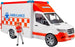 Bruder 02676 MB Sprinter Ambulance with Driver and Light + Sound Module