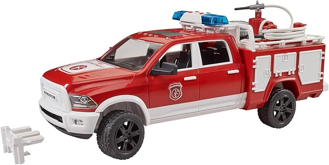 Bruder 02544 RAM 2500 Fire Service Truck with Light and Sound Module