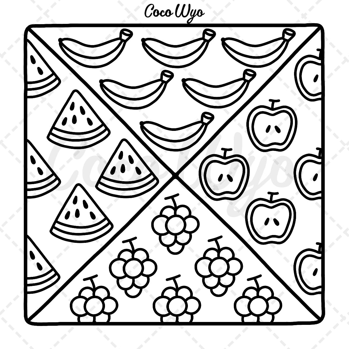 Comfy Patterns: Coloring Book for Adults and Kids, Bold and Easy, Simple and Big Designs for Relaxation Featuring Lovely Cozy Pattern and Mandala (Bold & Easy Coloring)