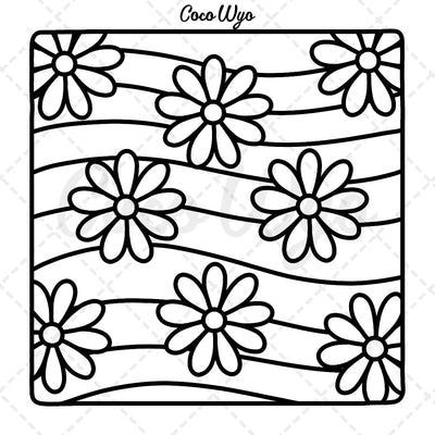 Comfy Patterns: Coloring Book for Adults and Kids, Bold and Easy, Simple and Big Designs for Relaxation Featuring Lovely Cozy Pattern and Mandala (Bold & Easy Coloring)