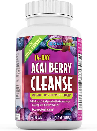 Applied Nutrition Acai Berry Cleanse – 56 Tablets | 14-Day Detox Support
