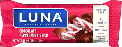 LUNA Bar – Gluten Free Chocolate Peppermint Stick Snack Bar (1.69 oz)