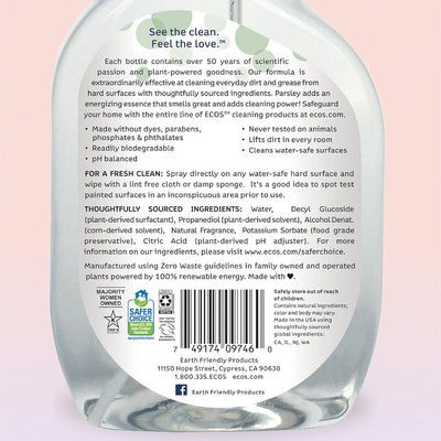 Earth Friendly Products Parsley Plus All-Purpose Cleaner – 22 oz (2-Pack) | Natural, Non-Toxic Surface Cleaner