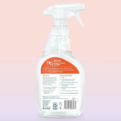 ECOS All Purpose Cleaner – Orange, 22 oz (2-Pack) | Plant-Based Multi-Surface Spray with Natural Orange Oil