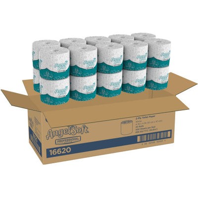 Angel Soft® Premium Toilet Paper, 2-Ply, 450 Sheets per Roll, 20-Roll Pack (16620)