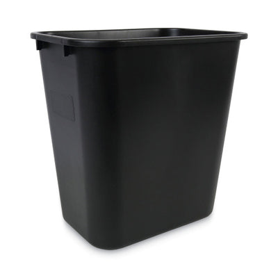 Boardwalk® Soft-Sided Wastebasket, 28-Quart, Black (BWK28QTWBBLA)