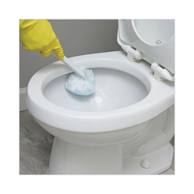 Boardwalk® Toilet Bowl Mop, 12" Plastic Handle, White (BWK00160EA)