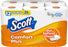 Scott ComfortPlus Toilet Paper, 12 Double Rolls, 231 Sheets per Roll, Septic-Safe, 1-Ply Toilet Tissue