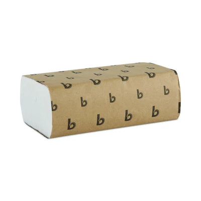 Boardwalk® Multifold Paper Towels, 1-Ply, White, 4000 Towels per Case (BWK6200)