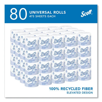 Scott® Pro Standard Toilet Paper, 2-Ply, 473 Sheets per Roll, 80-Roll Case (13217)