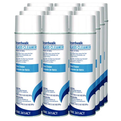 Boardwalk® Heavy Duty Glass Cleaner, Sweet Scent, 20 oz Aerosol, 12 Cans/Carton (BWK341ACT)